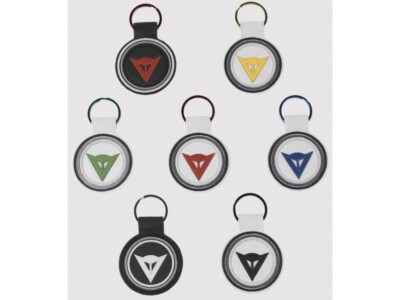 Dainese Schlüsselanhänger Logo Leder - Naturo Zufällig Random