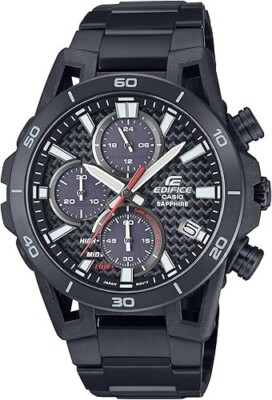 CASIO EDIFICE EFS-S640YDC-1AJF SOSPENSIONE Sapphire Glass Black Resin Men's NEW