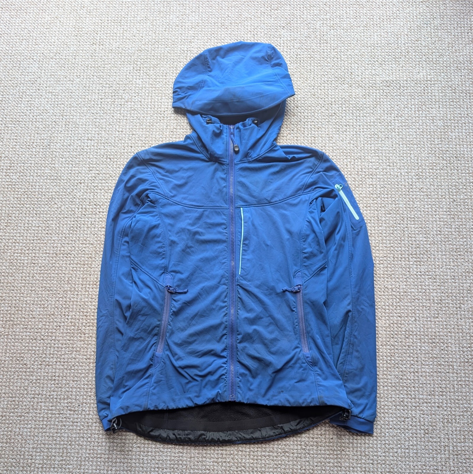 Arc'teryx Gamma MX Felpa con Cappuccio Soft Shell Blu Donna Large #ARC372