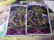 Shiki x2 OP02-075 Paramount War One Piece Card Game Foil English