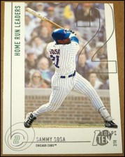 2002 Topps Ten Sammy Sosa Baseball Card #32 Chicago Cubs Home Run HR Leaders NM