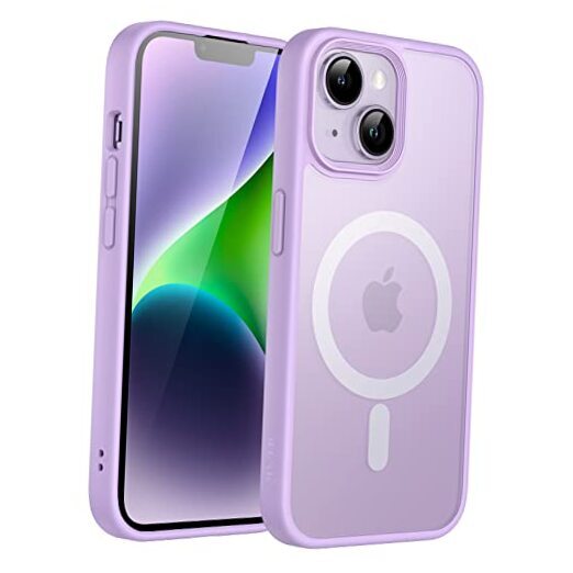 Magnetic Case for iPhone 14 6.1-Inch Compatible with MagSafe, Light Purple