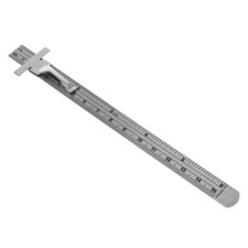 6" Stainless Steel Pocket Rule Home Improvement Tool Metric Graduation
