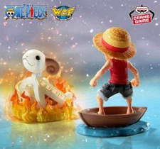 One Piece World Collectible Figure Log Stories Luffy & Going Merry Japan