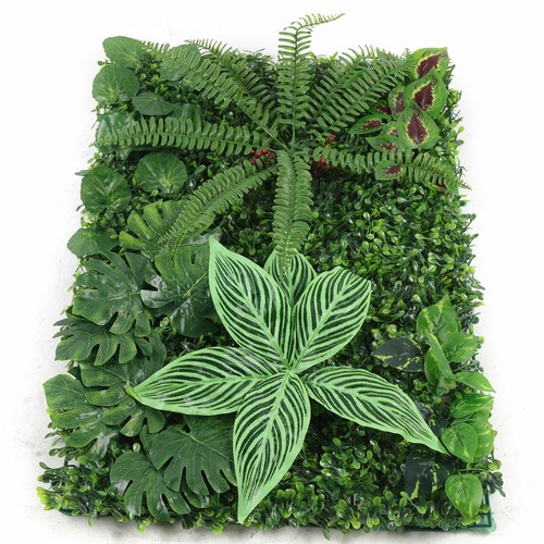 9 pezzi/12 pezzi piante artificiali 60 cm*40 cm giardino parete prato decorazione green - Foto 37 di 42