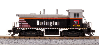 Broadway Limited 7487 N Scale Burlington EMD NW2 Diesel Locomotive #9412B