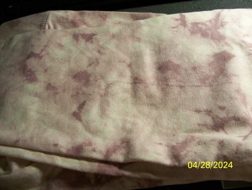 Leggings donna elasticizzati in maglia rosa tie dye taglia media marca MIXIT - Foto 4 di 4
