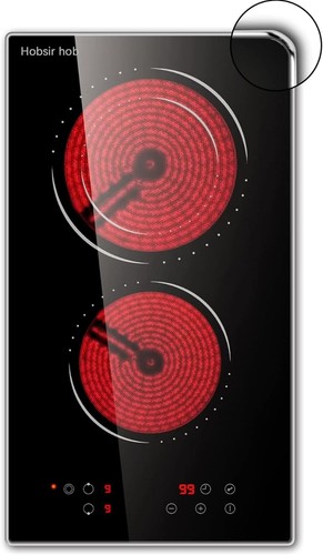 2 Burner Hardwired Ceramic Cooktop - Fast Heating & Safety Features - Picture 3 of 10