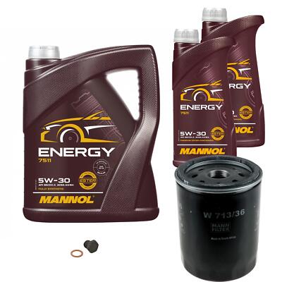MANN-FILTER Ölfilter 7 L MANNOL 5W-30 Energy für Mazda BT-50 Pick-up
