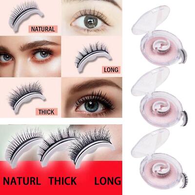Wiederverwendbare falsche Wimpern ohne Kleber weich bequem wendbar für