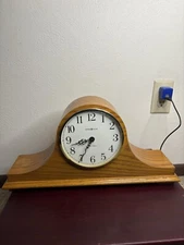 WORKS - Howard Miller Dual Chime Mantel Clock 630-108 - Battery Operated