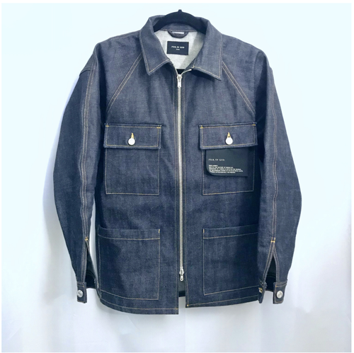 God Raw Selvedge Indigo Denim Jacket | eBay