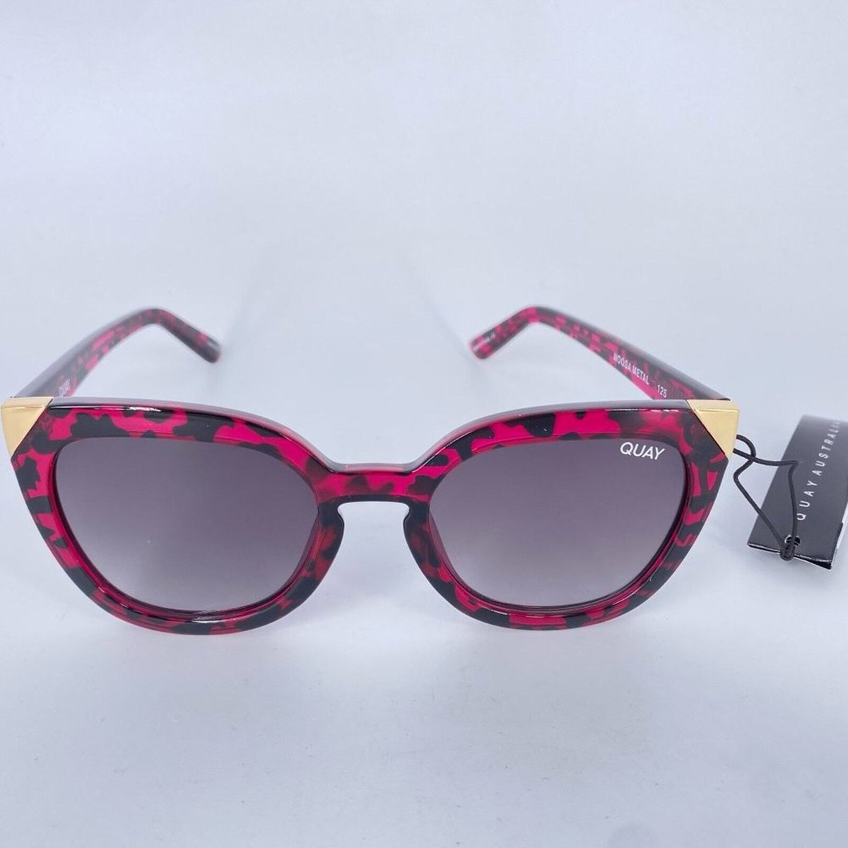 Quay Australia Pink Noosa Metal 55mm Cat Eye Sunglasses | eBay display picture 1
