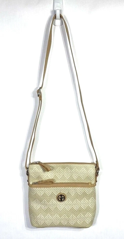 Bolso bandolera Giani Bernini color tostado Foto 2 de 4