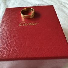 Authentique Cartier Yellow Gold Ring 18 K Siz...