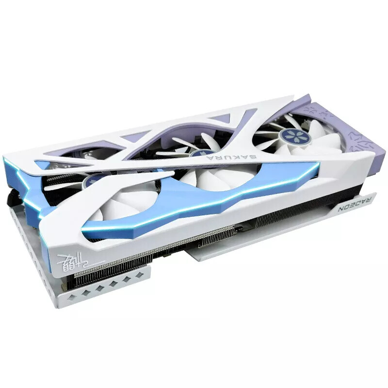 Yeston RX7800XT-16GD6 GPU 16GB Sakura SA Graphics Card | eBay