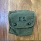 US Military Issue WW2 1943 M2 Medical Jungle First Aid Kit Case Canvas Pouch