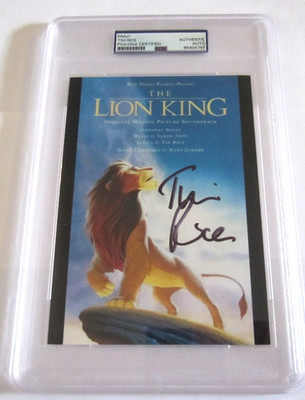 Tim Rice lyricist signed autographed PSA 5x7 photo 3x Oscar Best Song Lion King