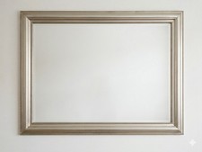 Yearn Beaded Rectangular Wall Mirror Silver (118cm x 92cm) – John Lewis