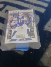 Josh Allen Autograph On A 2024 Panini Contenders Season Ticket Card
