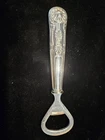 LOVELY VINTAGE REED & BARTON "KINGS" PATTERN STERLING-HANDLED BOTTLE OPENER