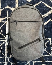 Grey Backpack Travel Laptop Bag with Usb Charging Port FREE SHIPPING
