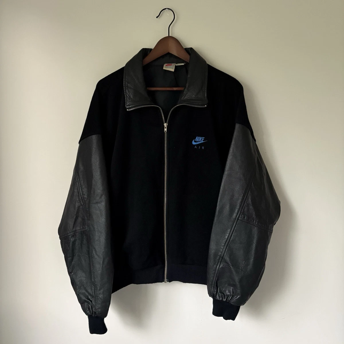 vintage 80’s NIKE レザージャケット Nike Leather Outer Shell Coats, Jackets & Vests for Men for Sale