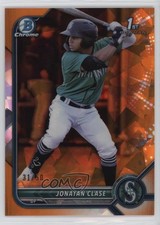 2022 Bowman Sapphire Edition Chrome Prospects Orange 31/50 Jonatan Clase yj0