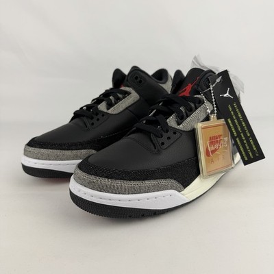 Jordan 3 Retro Levi s Black IR0914 400 Men's Size 8