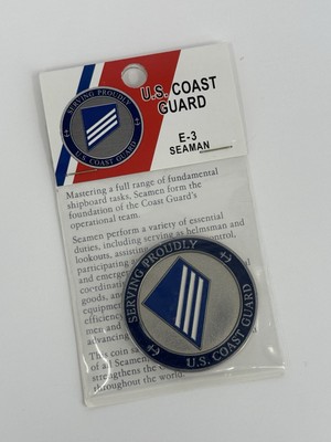 U.S. Coast Guard E-3 Seaman Coin Collectible NEW