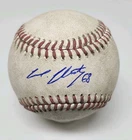 Mason Fluharty Signed Autographed Game Used Major League Baseball BLUE JAYS