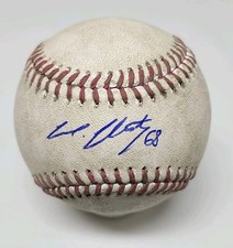 Mason Fluharty Signed Autographed Game Used Major League Baseball BLUE JAYS 