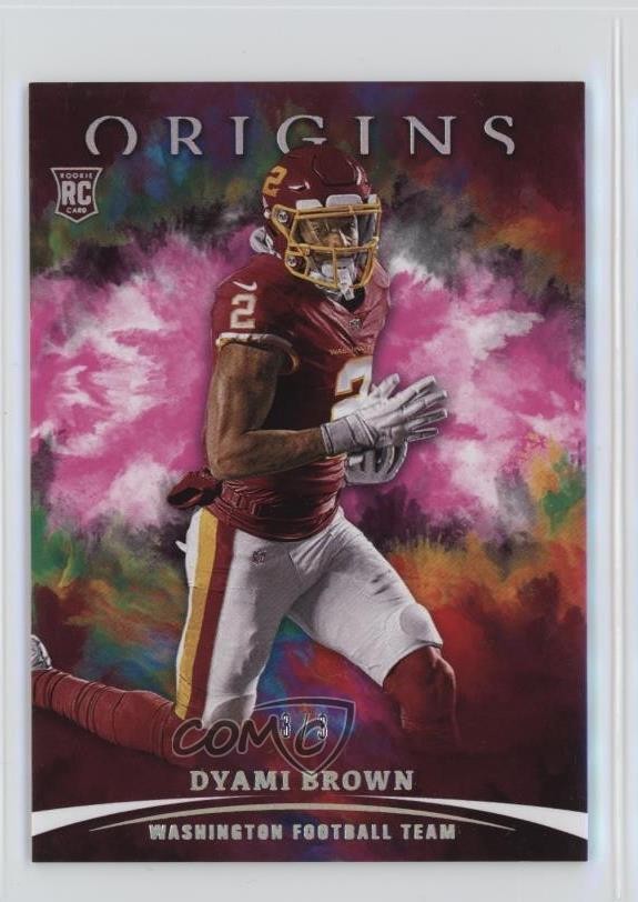 2021 Panini Origins Rookie Pink 3/3 Dyami Brown #128 Rookie RC 1rt2