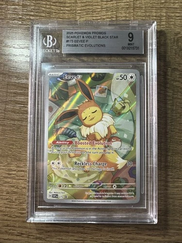 2025 POKEMON BLACK STAR PROMOS #173 EEVEE CGC 9