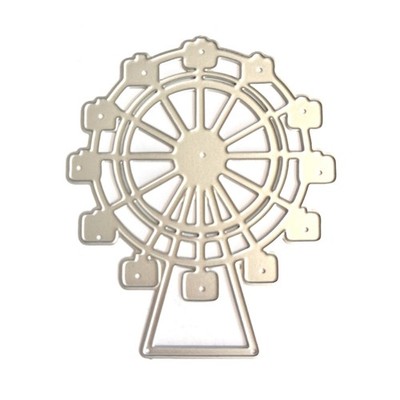 1Set Ferris Wheel Cutting Dies DIY Stamps Template Mold Stencils