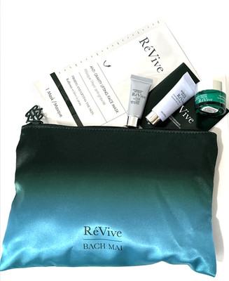 REVIVE TRAVEL SET Lifting Face Mask, Balm, Cream, Eye + Signature Pouch