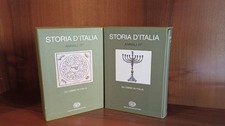 STORIA D'ITALIA Annali 11  Due volumi GLI EBREI IN ITALIA Einaudi 