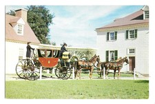 Postcard Mount Vernon Virginia The Powel Coach  Walter H Miller Photo