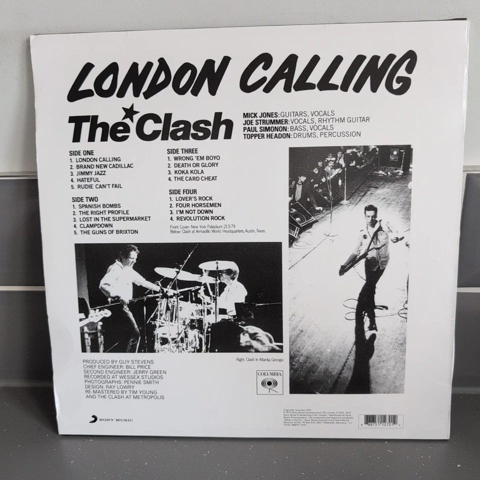 THE CLASH  LONDON CALLING  2015 EU REMASTERED DOUBLE VINYL LP 88875112701 EX/VG+ - Image 2 of 4