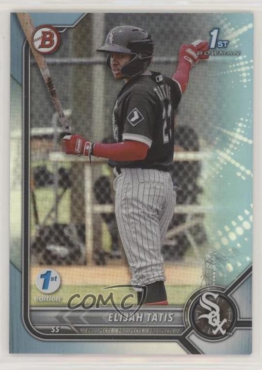 2022 Bowman 1st Edition Sky Blue Foil Elijah Tatis #BPPF-23 0w7
