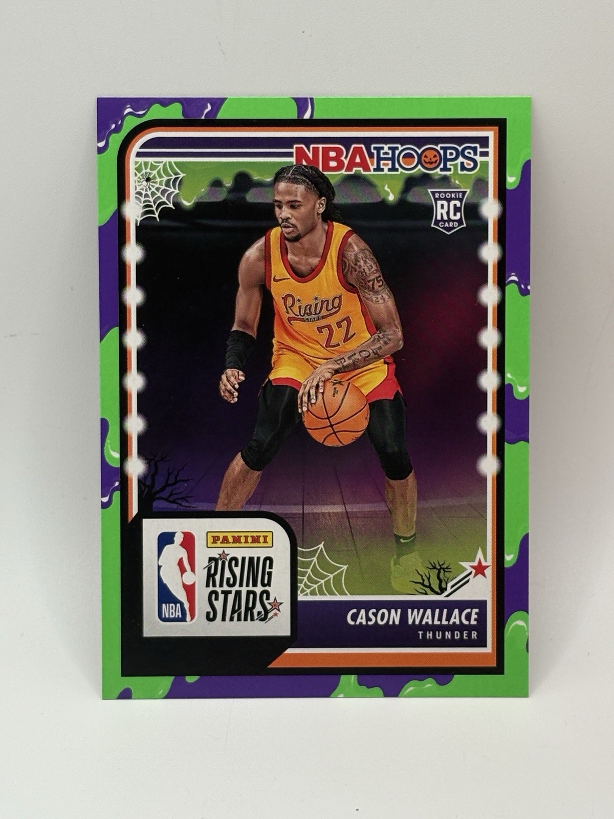 2023-24 Panini Haunted Hoops - Rising Stars Cason Wallace #281 Slime (RC)