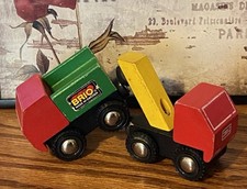 Brio Wooden Railway Tow Truck Set 33521 1980s Breakdown Lorry NO BOX