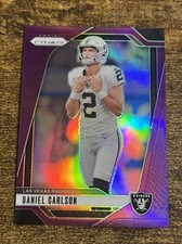 2024 Panini Prizm Daniel Carlson Purple Prizm /125 Raiders SSP Free Shipping