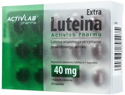 Activlab Lutein Extra, 30 Kapseln