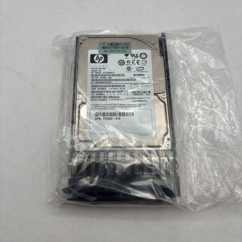 Disque Dur HP DG146BB976 146GB SAS 10000 Tr/min 2.5" Pour Serveur, Neuf