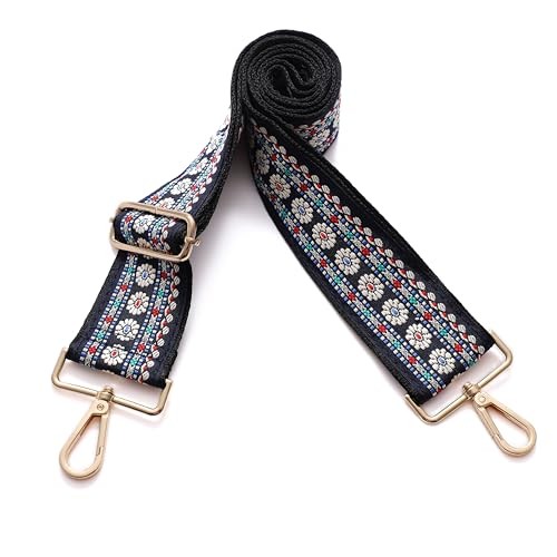 Canvas Crossbody Strap for Handbags - Wide Adjustable Shoulder Strap 