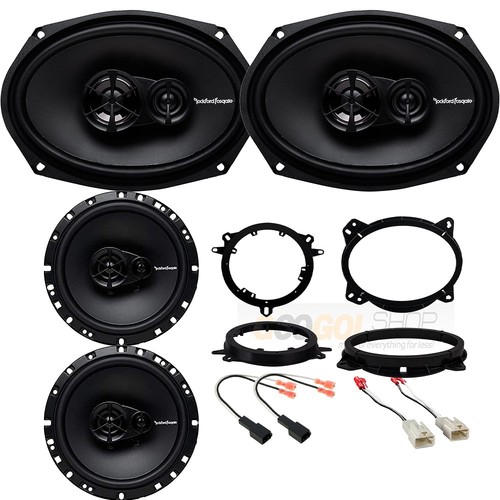 Rockford Fosgate Prime Front & Rear Door Speakers for 2020-2023 Toyota Tacoma
