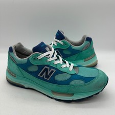 New Balance M992TB Mens 12 Blue Metallic Made in USA 992 MiUSA Suede Sneakers