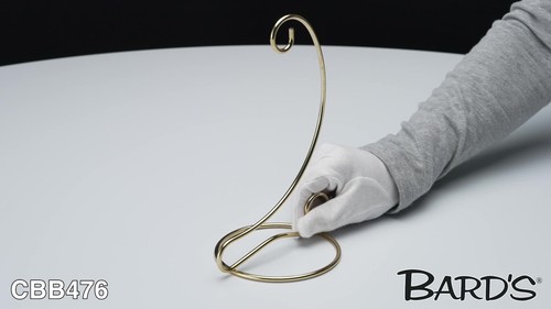 Bard's Gold-toned Ornament Stand, 8" H x 4" W x 5.25" D - Video 1 of 1