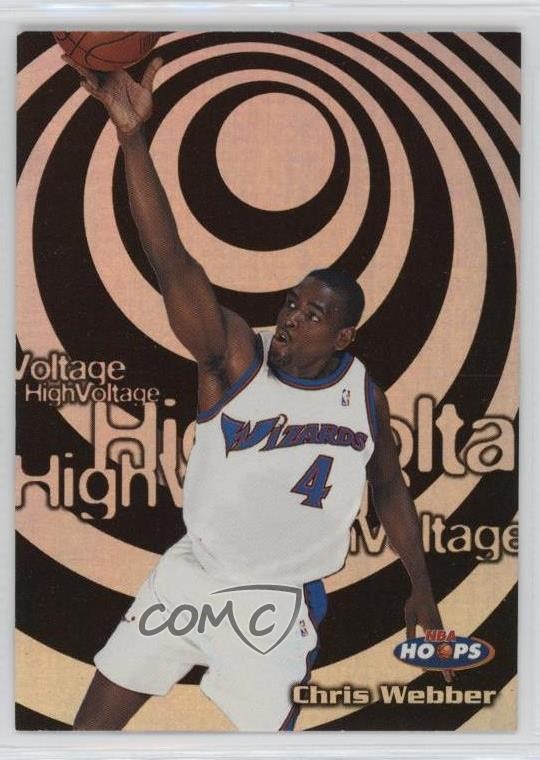 1997-98 NBA Hoops High Voltage Chris Webber #12HV HOF 0fh1